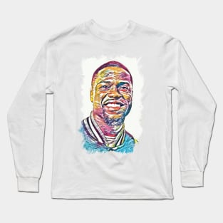 Kevin Hart Abstract Portrait Long Sleeve T-Shirt